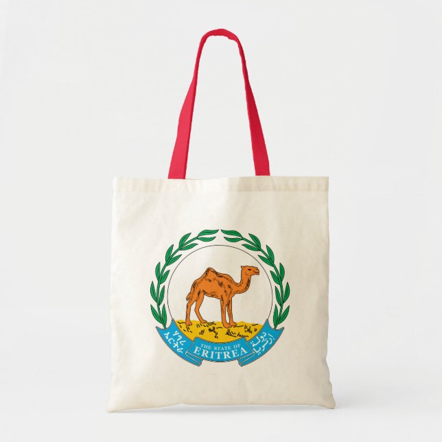 Bolso De Tela Detalle del escudo de armas de Eritrea (Frente)