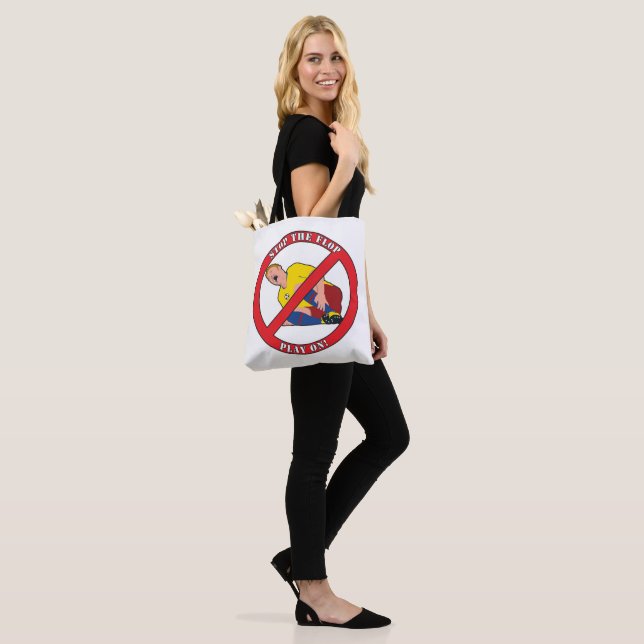 BOLSO DE TELA DETÉN EL FLOP (Puesto)