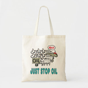 Bolso De Tela Detener el petróleo