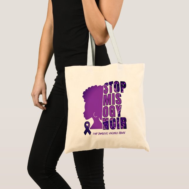 Bolso De Tela DETENER LA CONCIENCIA DE LA Violencia Doméstica MI (Anverso (producto))
