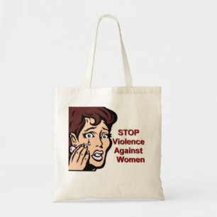 Bolso De Tela Detener la violencia contra las mujeres