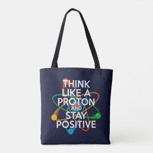 BOLSO DE TELA DETENGÁMONOS / PIENSEMOS COMO UN PROTÓN