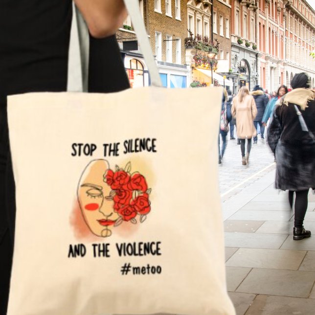Bolso De Tela Detengan el Silencio Feminista Activista Metoo (Shop now and stand up, speak out and make a difference!)