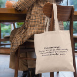 Bolso De Tela Determinismo Definición No Libre Voluntad Determin<br><div class="desc">La definición del determinismo es que cada evento está determinado en última instancia por causas externas a la voluntad. Es la creencia determinante de que la libre voluntad es una ilusión, porque todo está predeterminado. Esta bolsa muestra la doctrina de que cada causa es en sí misma el efecto de...</div>