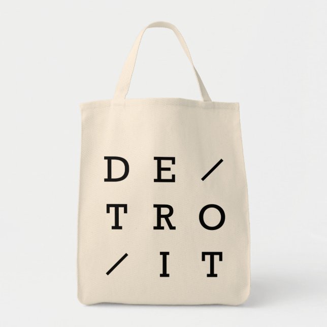 Bolso De Tela Detroit (Frente)