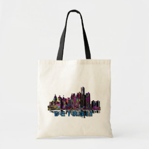 Bolso De Tela Detroit, Michigan en graffiti