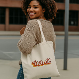 Bolso De Tela Detroit vintage