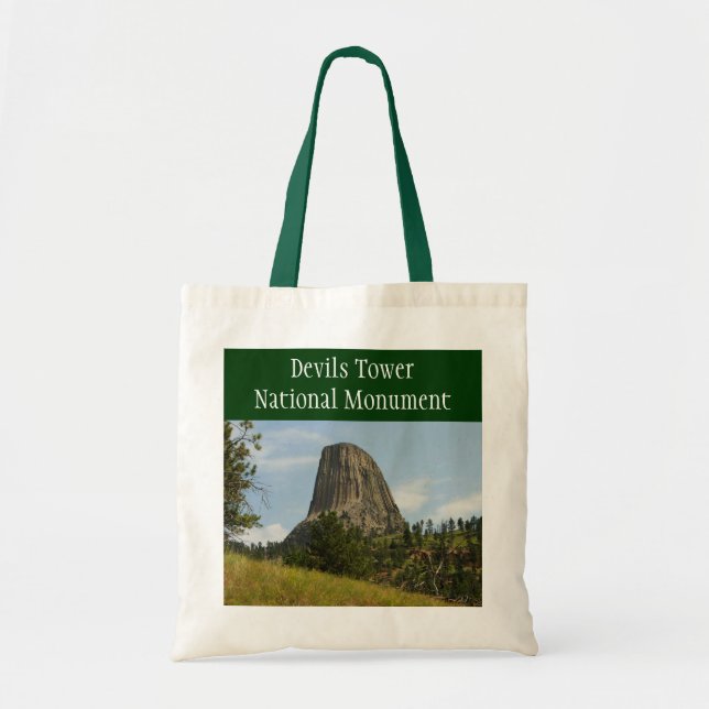Bolso De Tela Devils Tower Tote Bag (Frente)