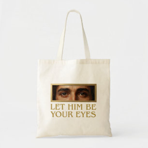 Bolso De Tela Devocional Cita Cristiana "Déjalo Ser Tus Ojos"