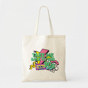 Bolso De Tela Devuélveme el arte pop de colores de los años 90