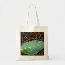 Bolso De Tela Dew Dappling Leaf