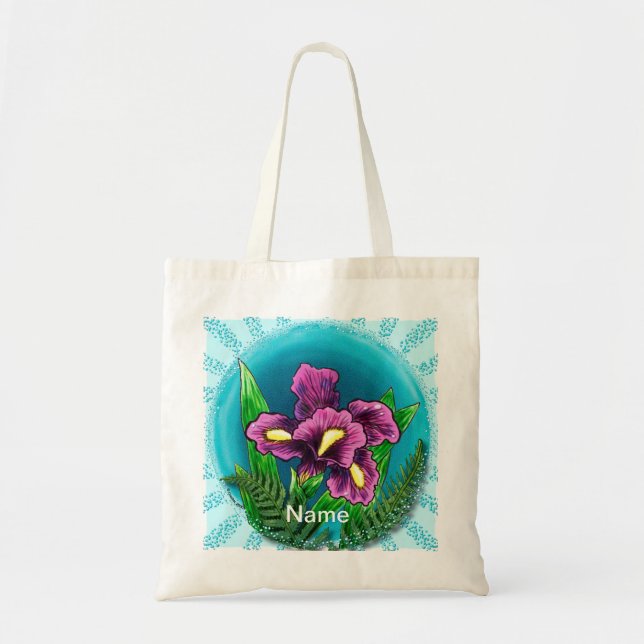Bolso De Tela Dewdrop iris (Frente)