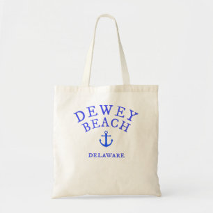 Bolso De Tela Dewey Beach, Delaware Sea Town Tee, Náuticas