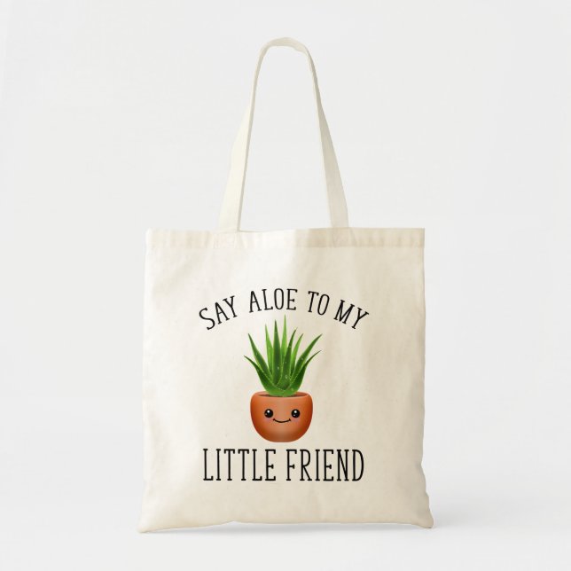 Bolso De Tela Di Áloe A Mi Pequeño Amigo (Frente)
