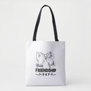 Bolso De Tela día de amistad feliz