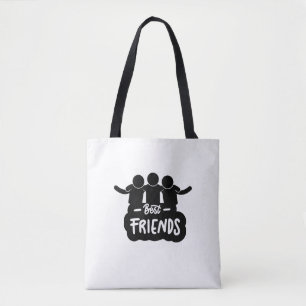 Bolso De Tela día de amistad feliz