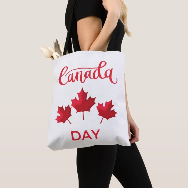 Bolso De Tela Día de Canadá (Detalle)