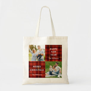 Bolso De Tela Día de fiesta personalizado de la tela escocesa