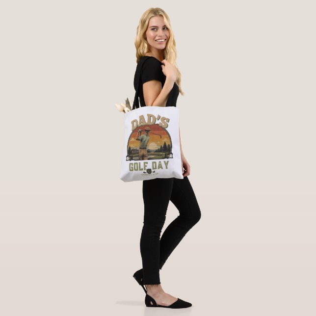 Bolso De Tela Día de Golf de Papá (Puesto)