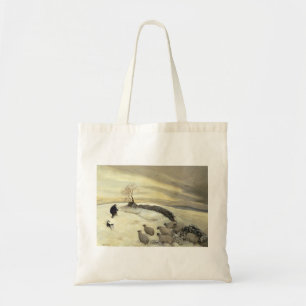 Bolso De Tela Día de invierno triste