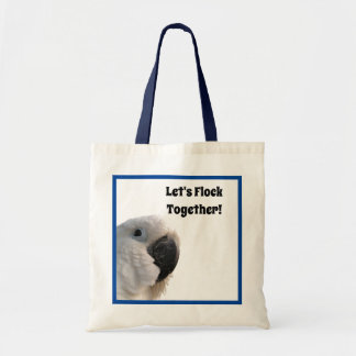 Bolso De Tela Día de la Amistad Cockatoo Flock Funny Photo