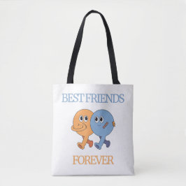 BOLSO DE TELA DÍA DE LA AMISTAD MEJORES AMIGOS POR SIEMPRE, COIN