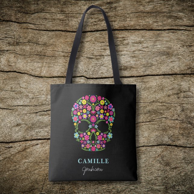 Bolso De Tela Día de la Calavera de la fiesta de halloween muert (Subido por el creador)