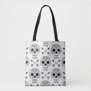 Bolso De Tela Día de la Calavera en México