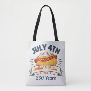 Bolso De Tela Día de la Independencia 4 de Julio Único