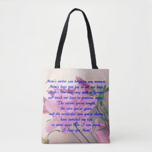 Bolso De Tela Día de la Madre Azaleas