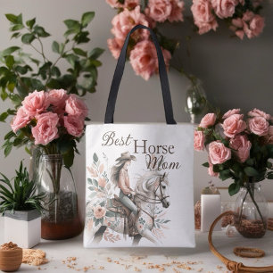 Bolso De Tela Día de la Madre de mamá de caballo