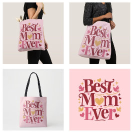 Bolso De Tela Día de la Madre Mejor Mamá del Mundo