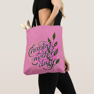 Bolso De Tela Día de la Madre Moderno Feliz