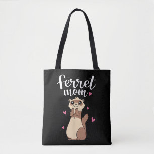 Bolso De Tela Día de la Madre Mujeres Lindas Comadreja Hurón Mam