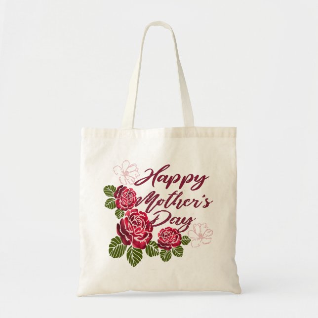 Bolso De Tela Día de la Madre Tote Bag (Frente)