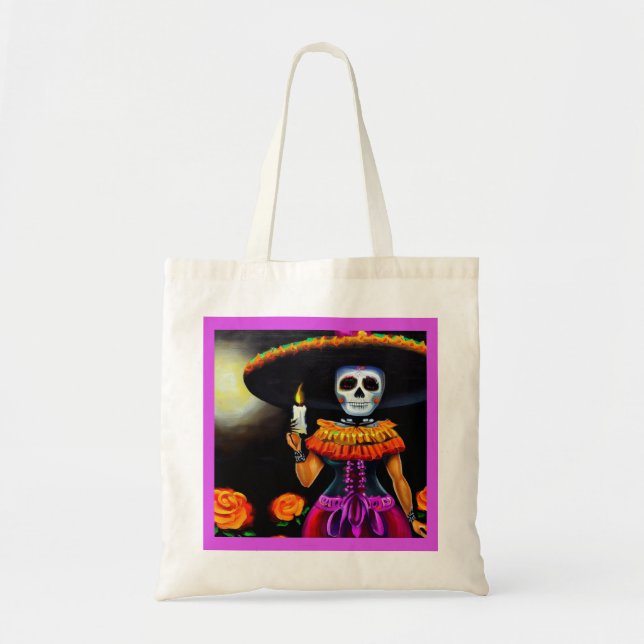 Bolso De Tela Día de la Muerte 2 (Frente)