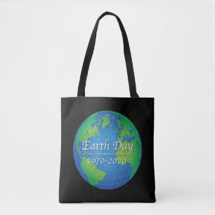 Bolso De Tela Día de la Tierra 50 Aniversario de 2020