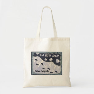 Bolso De Tela Día de la Tierra - Huellas de carbono