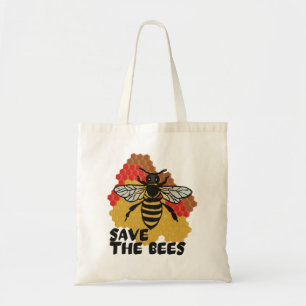 Bolso De Tela Día de la Tierra, salven a las abejas