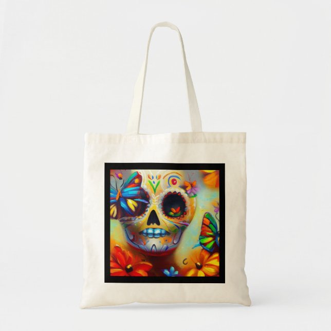 Bolso De Tela Día de las Mariposas Muertas 2 (Frente)