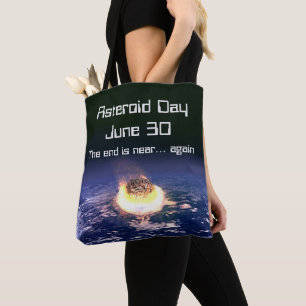 Bolso De Tela Día de los Asteroides 30 de junio