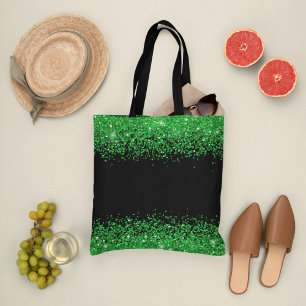 Bolso De Tela día de los martillazos , patrón negro purpurinoso