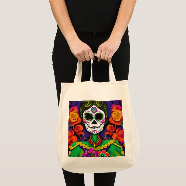 Bolso De Tela Día de los Muertos (Anverso (producto))