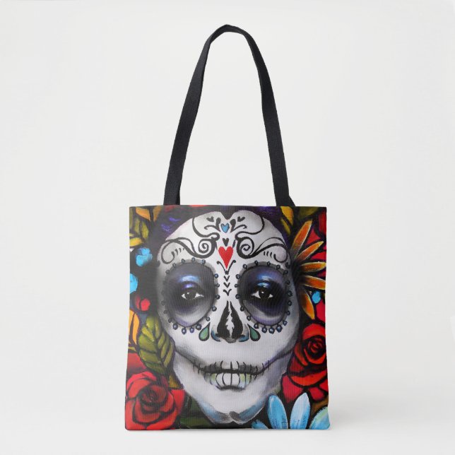 Bolso De Tela Día de los Muertos (Anverso)