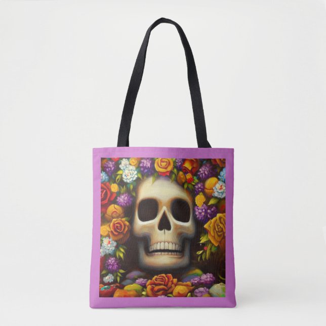 Bolso De Tela Día de los Muertos de Ofendra 5 (Anverso)