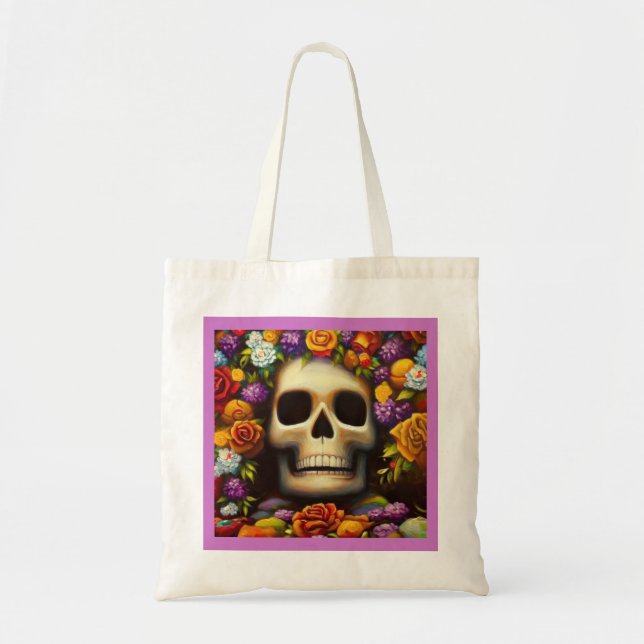 Bolso De Tela Día de los Muertos de Ofendra 5 (Frente)