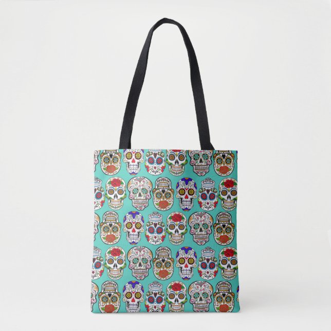 Bolso De Tela Dia de los Muertos (día de los muertos) (Anverso)