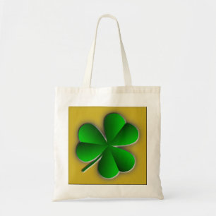 Bolso De Tela Día de los Patrocinadores Shamrock Presupuesto de