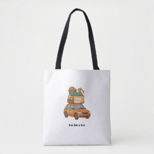 Bolso De Tela Día de Mudanza Personalizado para Universitarios