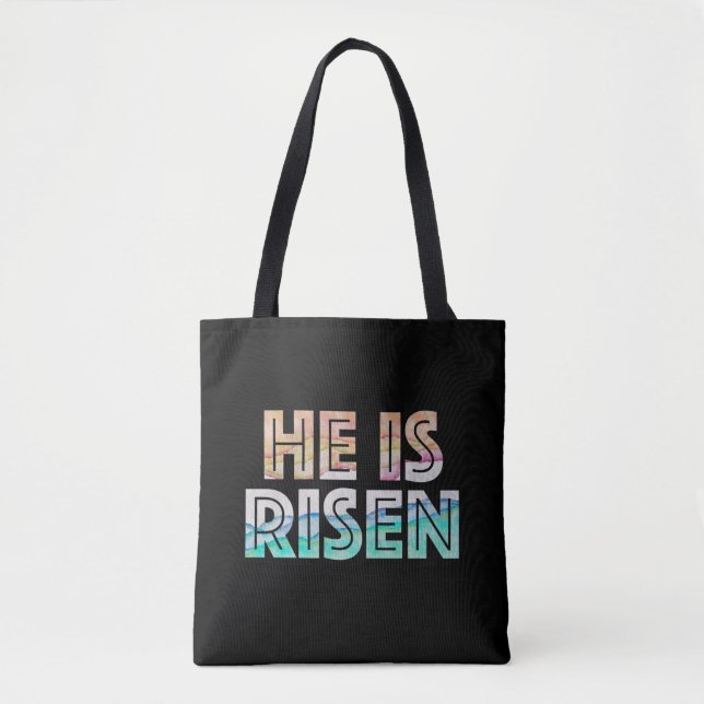 Bolso De Tela Día de Pascua - Se levanta (Anverso)